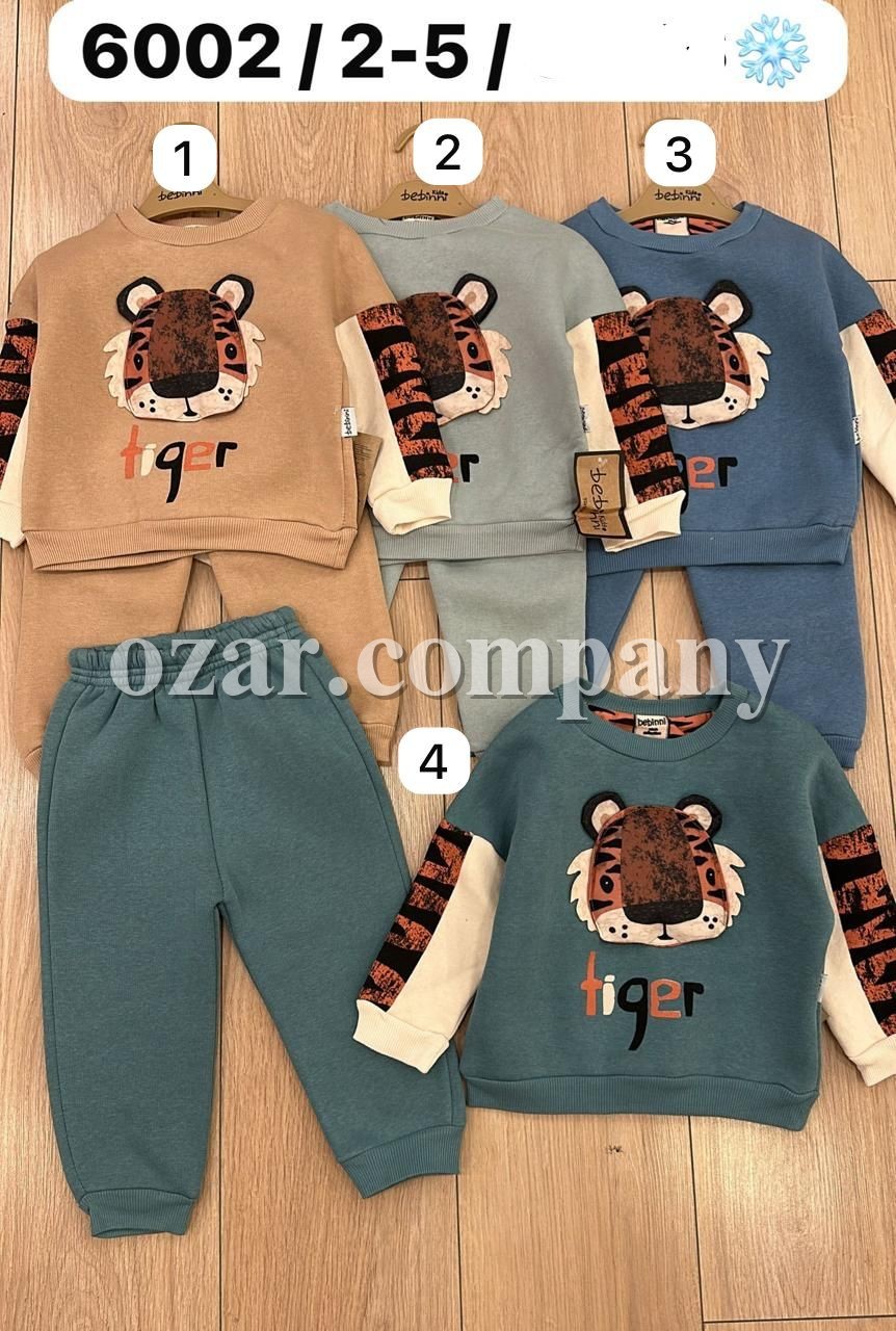 Трикотажный Костюм На Флисе Для Мальчика Bebinni (2-3-4-5лет)
