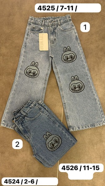 Джинсы Для Девочки City Wear (2-3-4-5-6лет) 