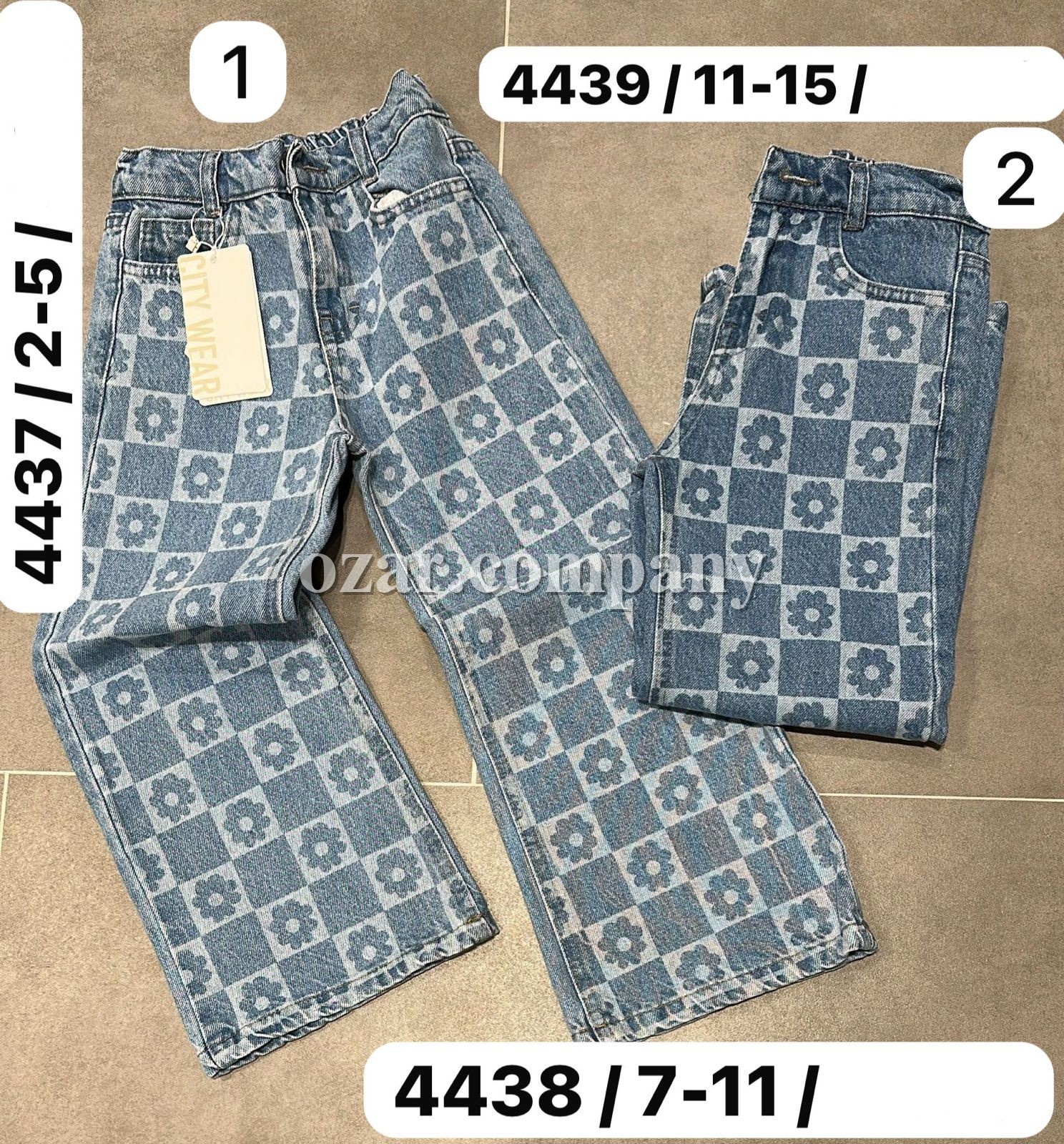 Джинсы Для Девочки City Wear (7-8-9-10-11лет)