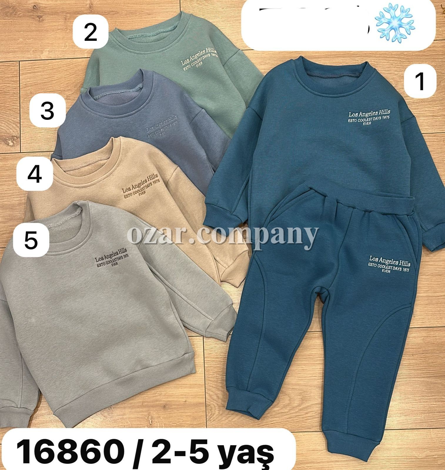 Трикотажный Костюм На Флисе Для Мальчика Favo (2-3-4-5лет)