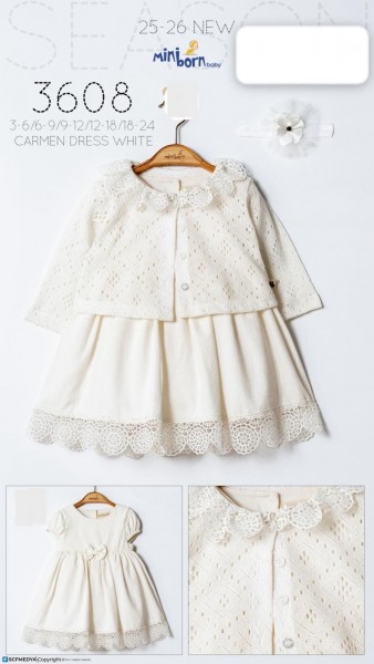 Платье Для Девочки Mini Born (3-6/6-9/9-12/12-18/18-24мес.)
