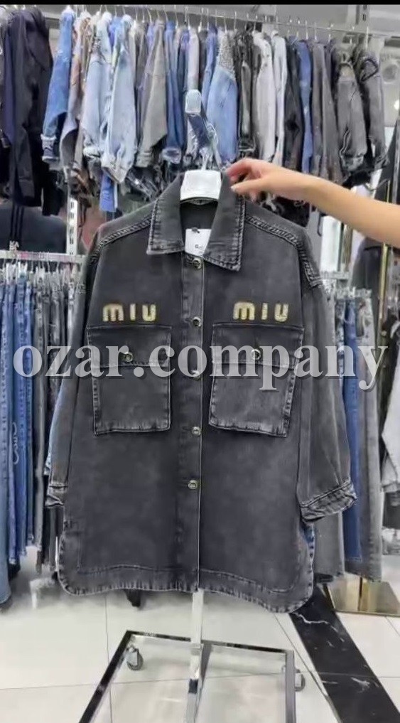 Женский Джинсовый Пиджак Miu Miu