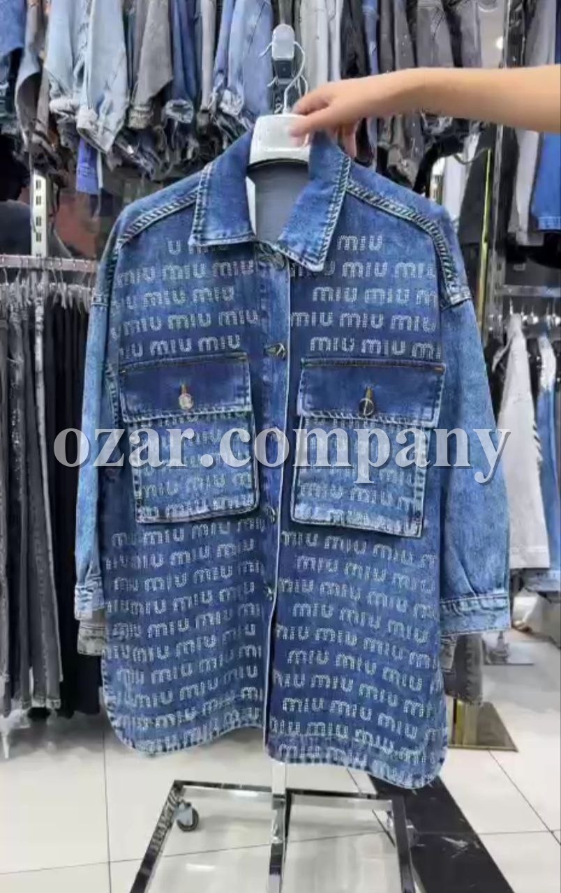 Женский Джинсовый Пиджак Miu Miu