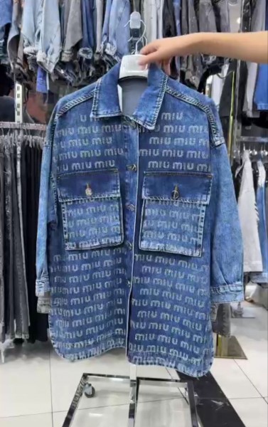 Женский Джинсовый Пиджак Miu Miu