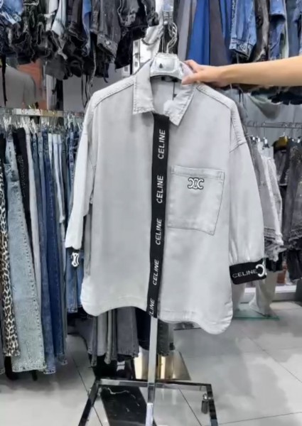 Женский Джинсовый Пиджак Celine