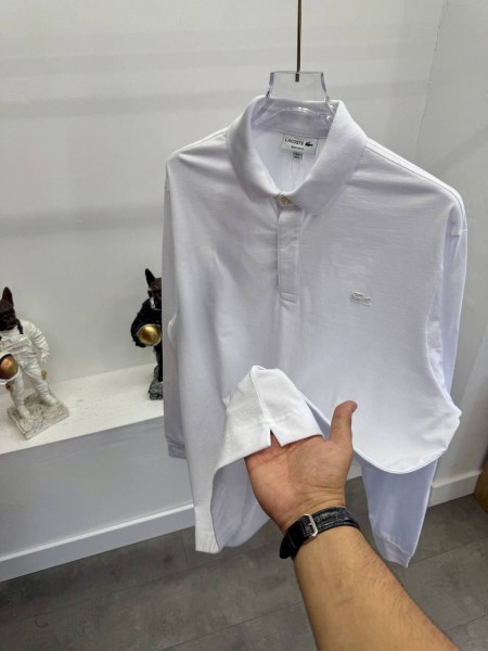 Мужская Футболка На Длинный Рукав Lacoste
