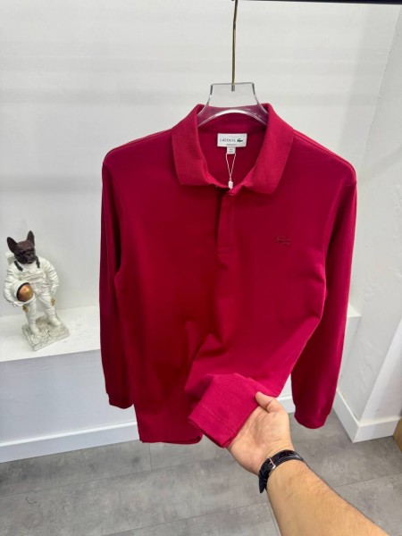 Мужская Футболка На Длинный Рукав Lacoste