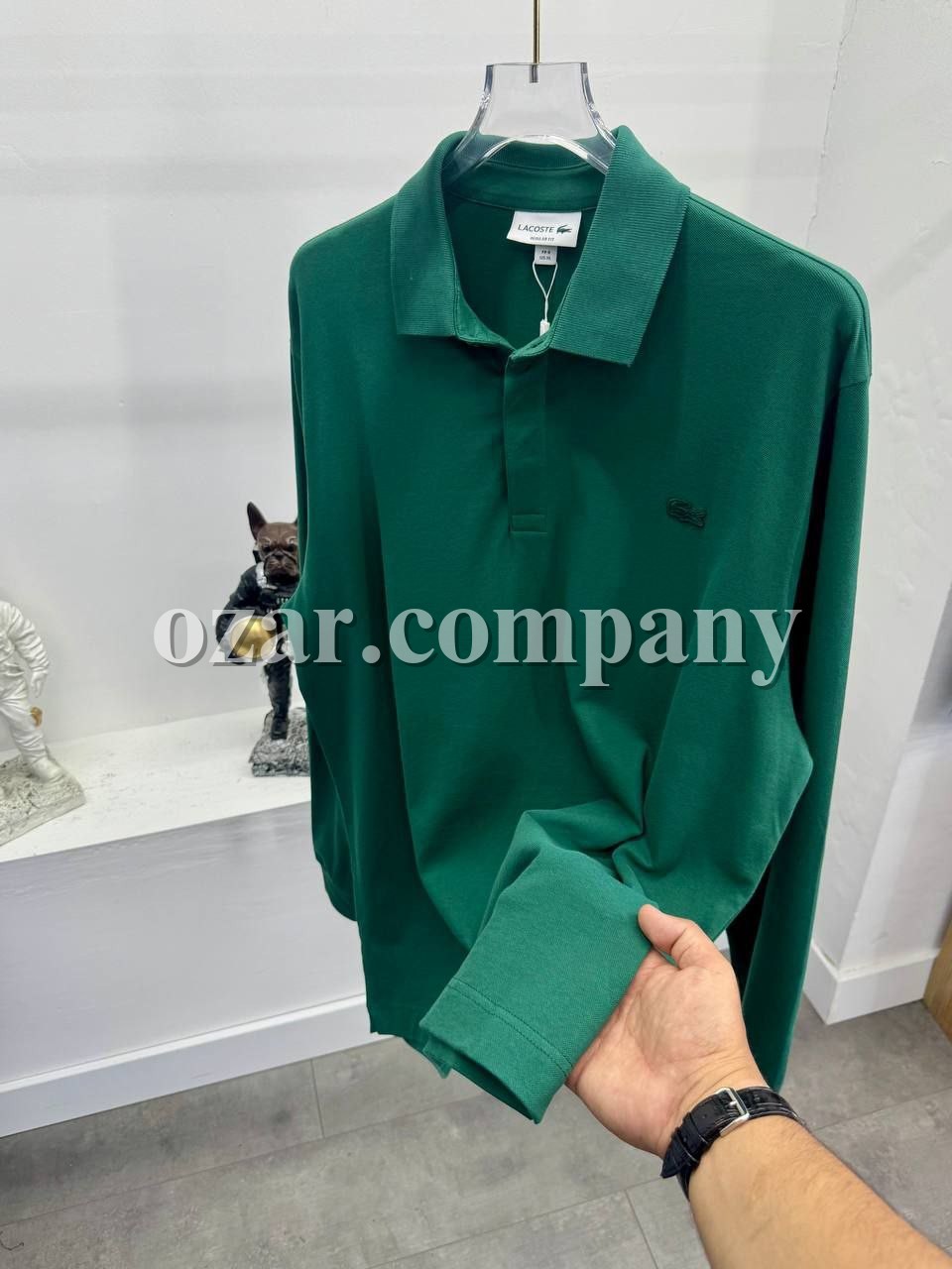 Мужская Футболка На Длинный Рукав Lacoste