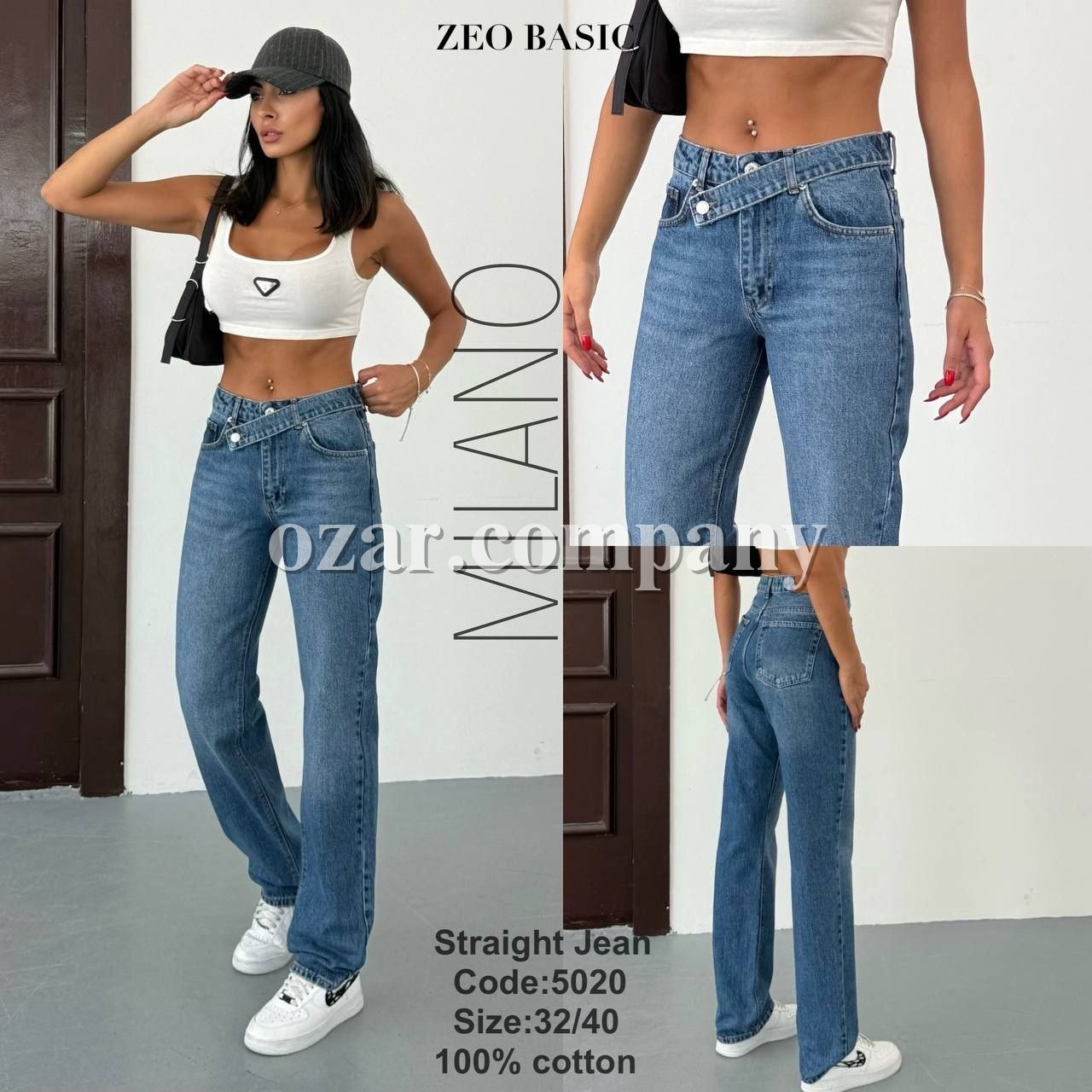 Женские Джинсы Zeo Basic