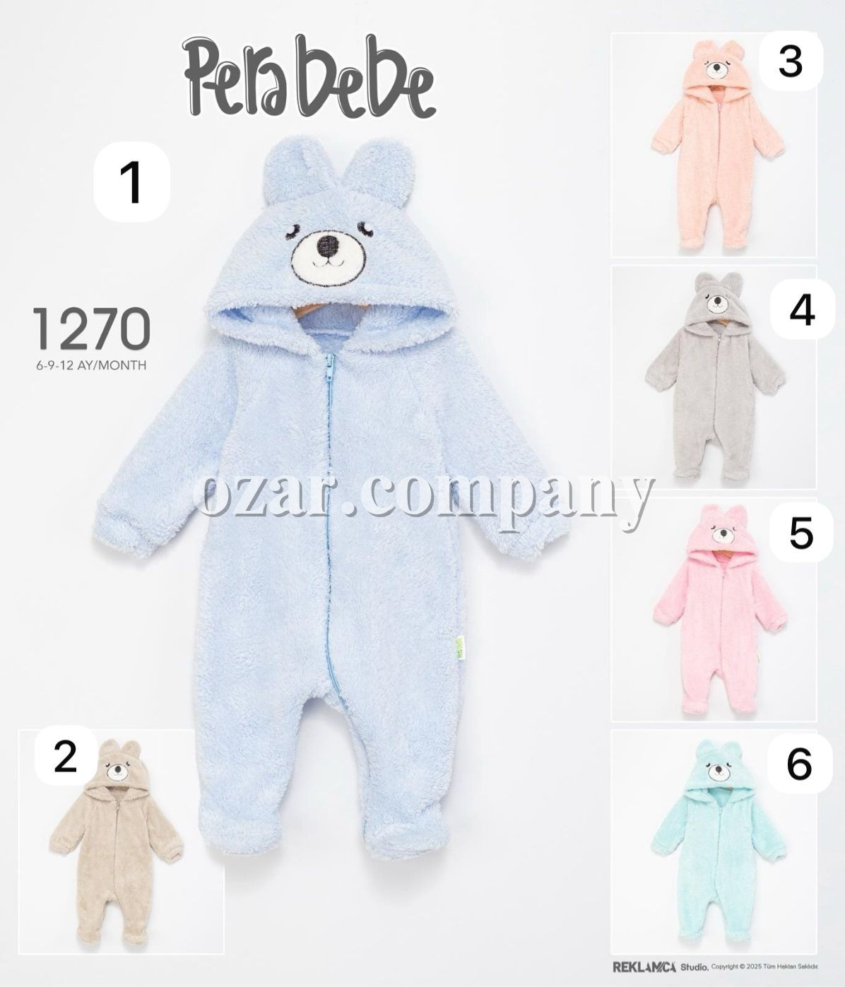 Утеплённый Человечек Для Новорождённых Pera Bebe (6-9-12мес.)