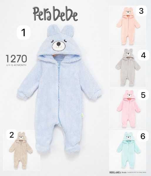 Утеплённый Человечек Для Новорождённых Pera Bebe (6-9-12мес.)