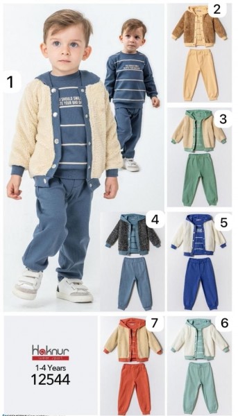 Костюм Тройка Для Мальчика Haknur (1-2-3-4лет) 