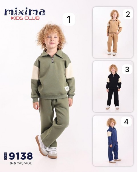 Трикотажный Костюм На Флисе Для Мальчика Mixima (3-4-5-6лет)