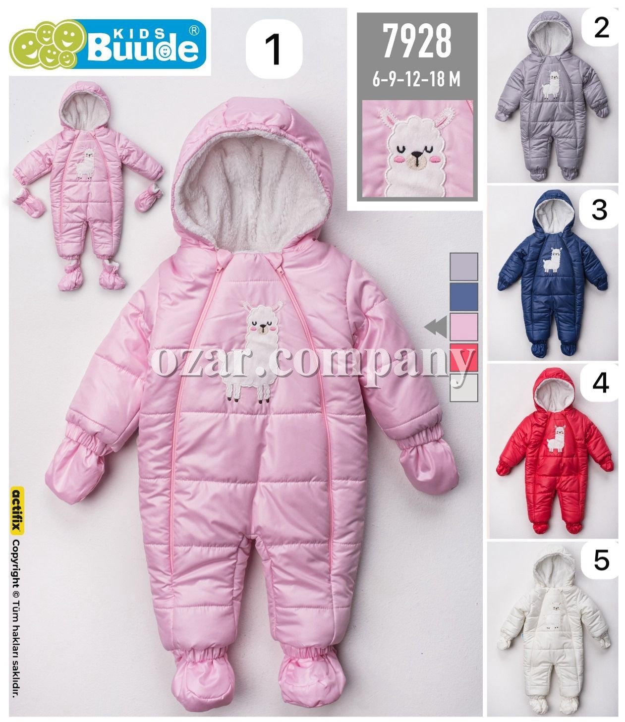 Комбинезон Для Новорождённых Buude Kids (6-9-12-18мес.)