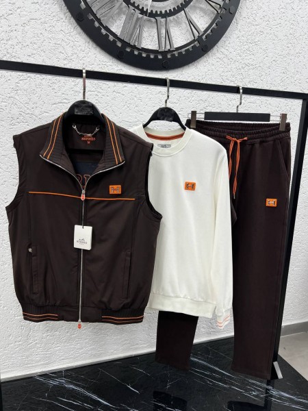 Мужской Спортивный Костюм Тройка Hermes