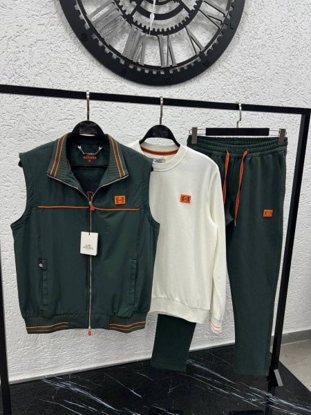 Мужской Спортивный Костюм Тройка Hermes