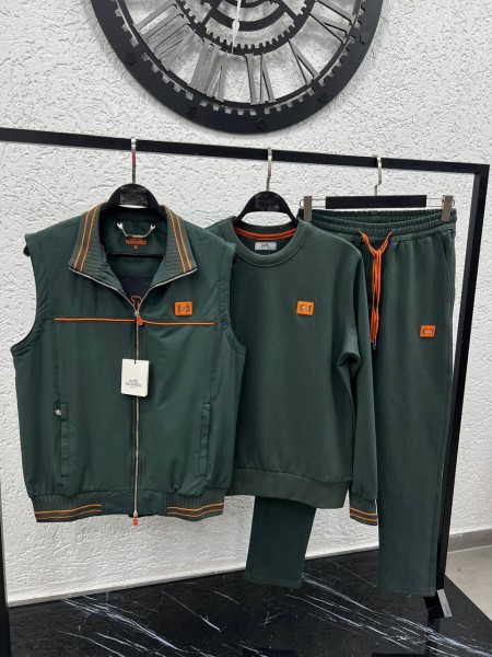 Мужской Спортивный Костюм Тройка Hermes