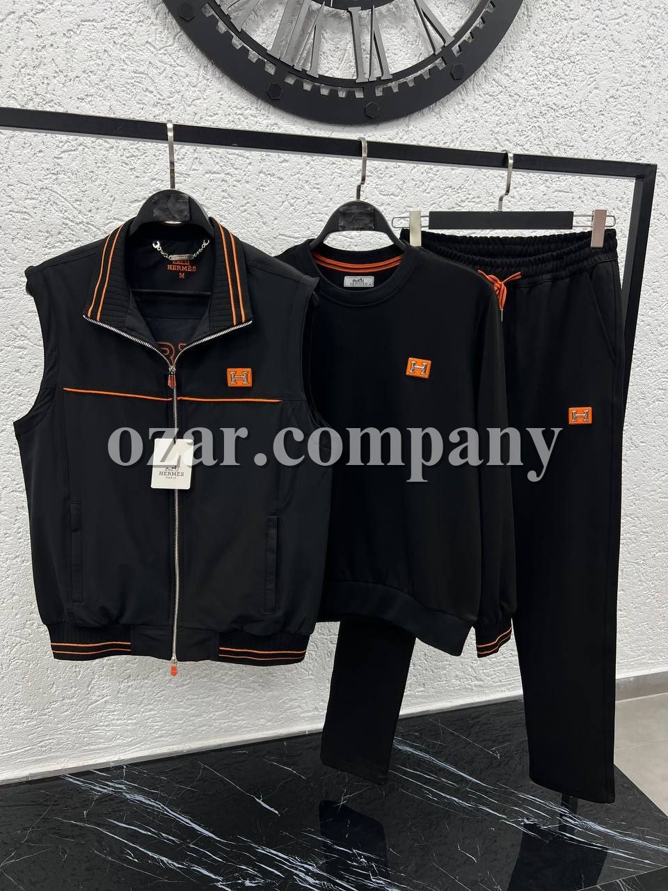 Мужской Спортивный Костюм Тройка Hermes