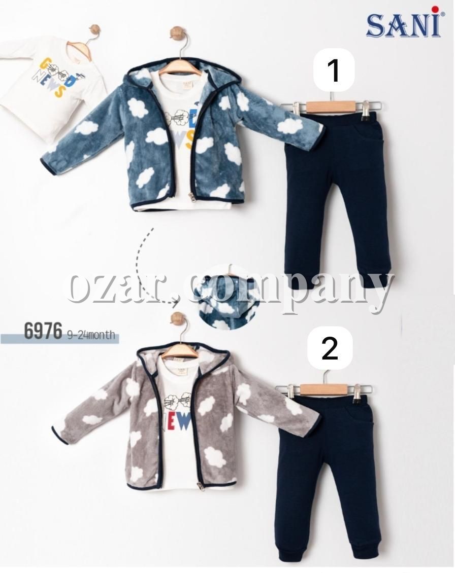 Костюм Тройка Для Мальчика Sani (9-12-18-24мес.) Костюм Тройка Для Мальчика Sani (9-12-18-24мес.)