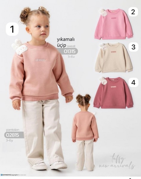 Свитшот Тринитка Для Девочки Tuffy (3-4-5-6лет)  Свитшот Тринитка Для Девочки Tuffy (3-4-5-6лет)