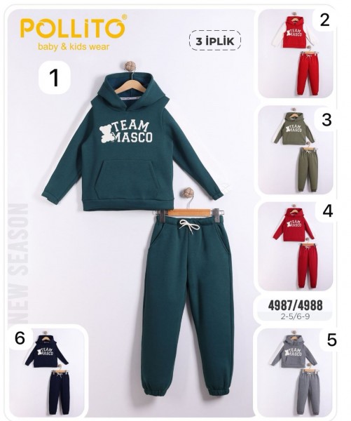 Трикотажный Костюм Тринитка Для Мальчика Pollito (2-3-4-5лет)