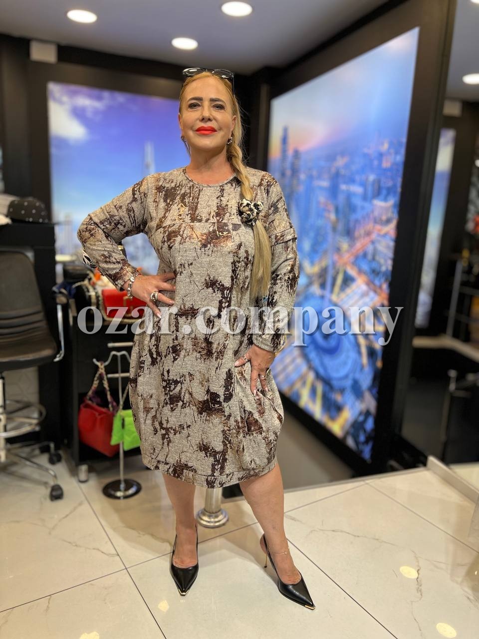 Женское Платье Iness (Большие размеры) Женское Платье Iness (Большие размеры)