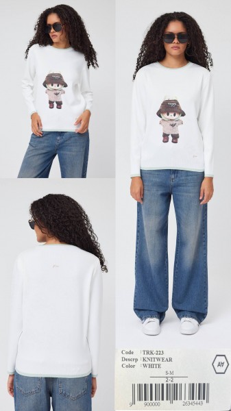 Женский Трикотажный Свитер A.M.N.