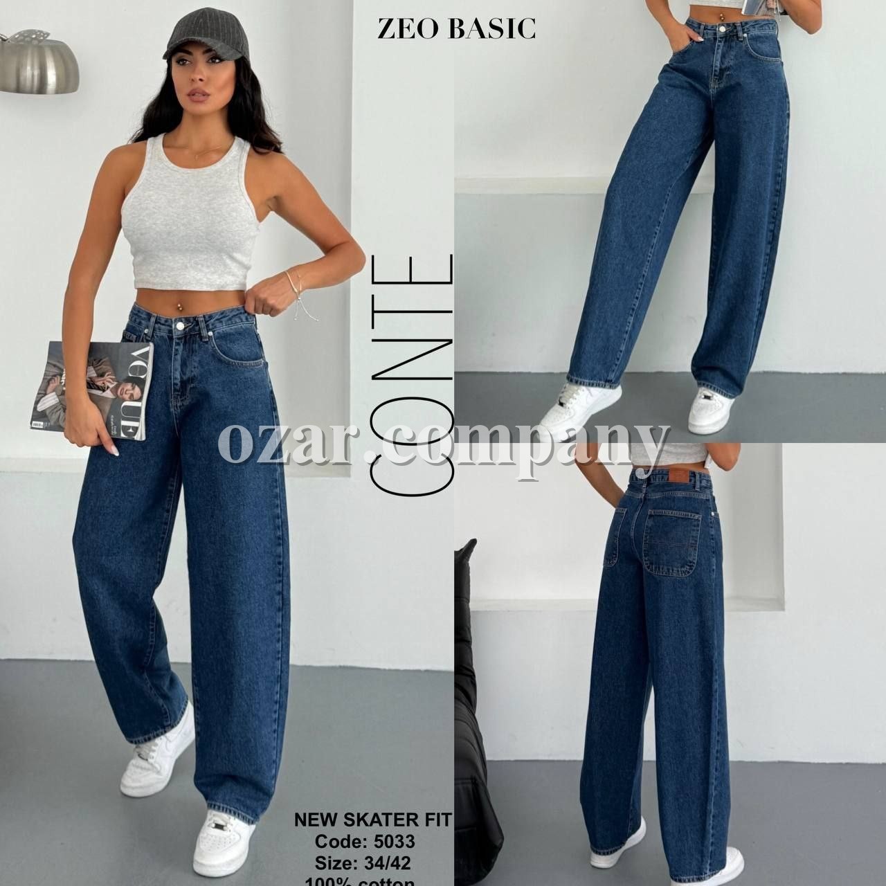 Женские Джинсы Zeo Basic Женские Джинсы Zeo Basic