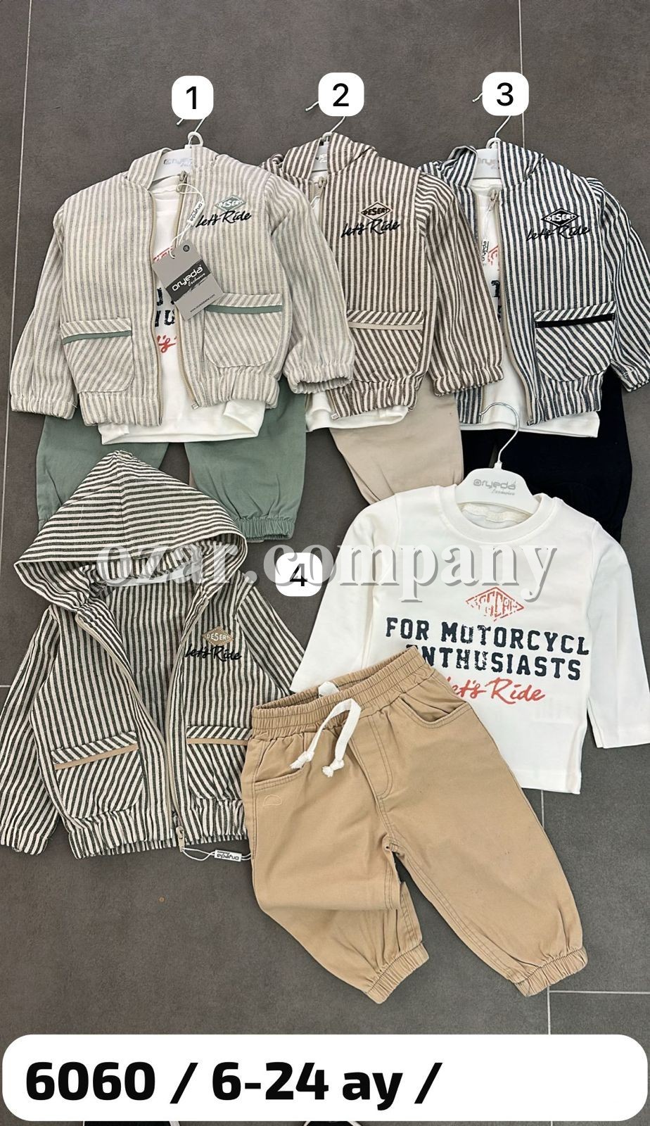 Костюм Тройка Для Мальчика Oryeda (6-12-18-24мес.) Костюм Тройка Для Мальчика Oryeda (6-12-18-24мес.)