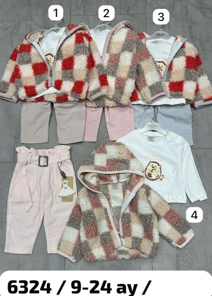 Костюм Тройка Для Девочки Eray Kids (9-12-18-24мес.) Костюм Тройка Для Девочки Eray Kids (9-12-18-24мес.)