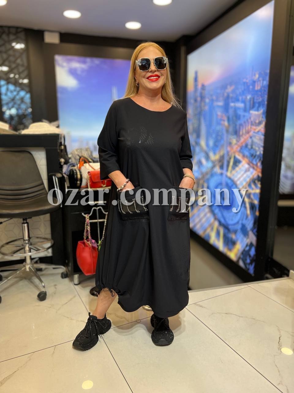 Женское Платье Iness (Большие размеры) Женское Платье Iness (Большие размеры)