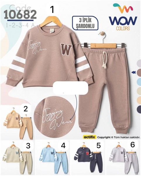 Трикотажный Костюм Тринитка На Флисе Для Мальчика WOW (1-2-3-4лет) 