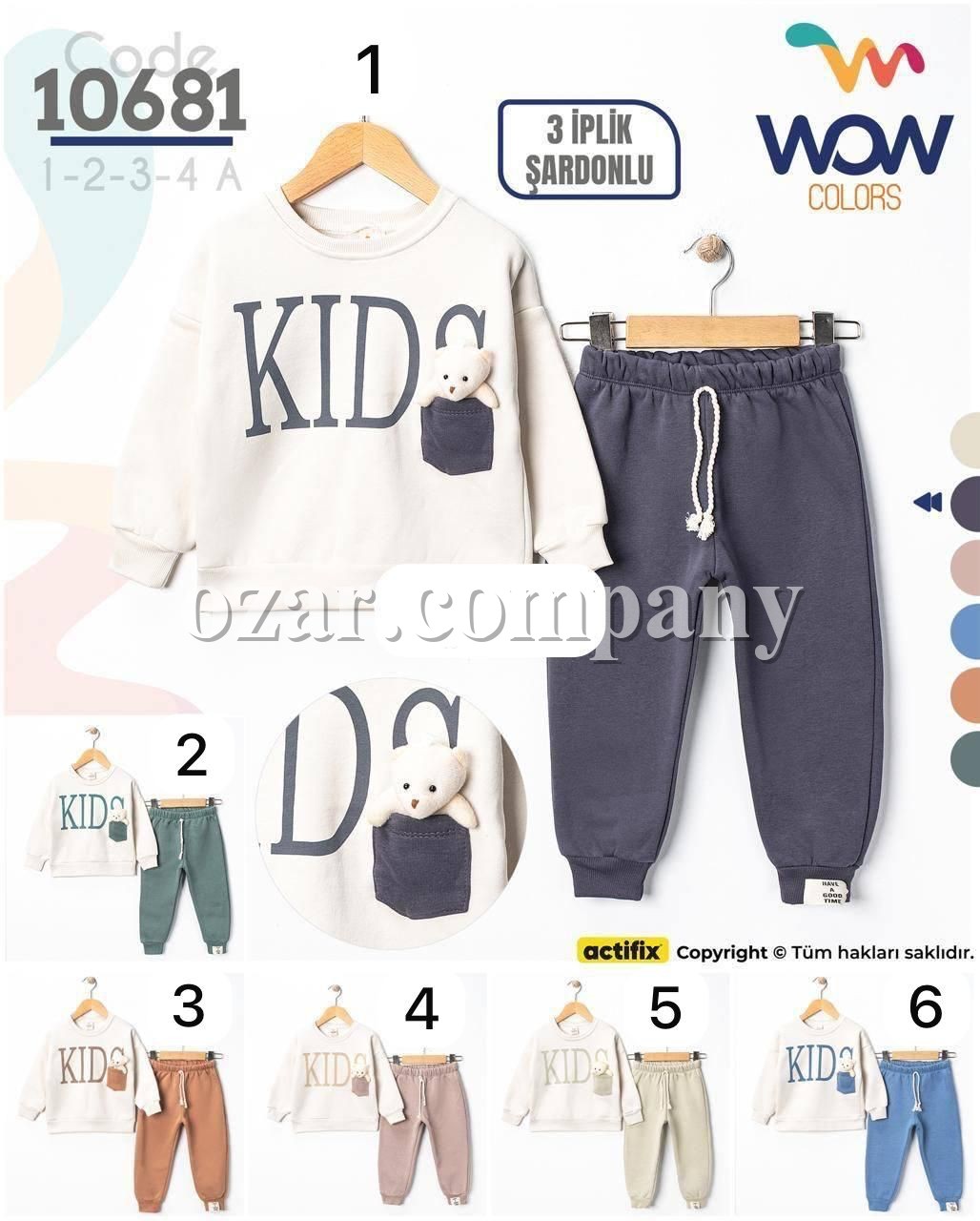 Трикотажный Костюм Тринитка На Флисе Для Мальчика WOW (1-2-3-4лет) 
