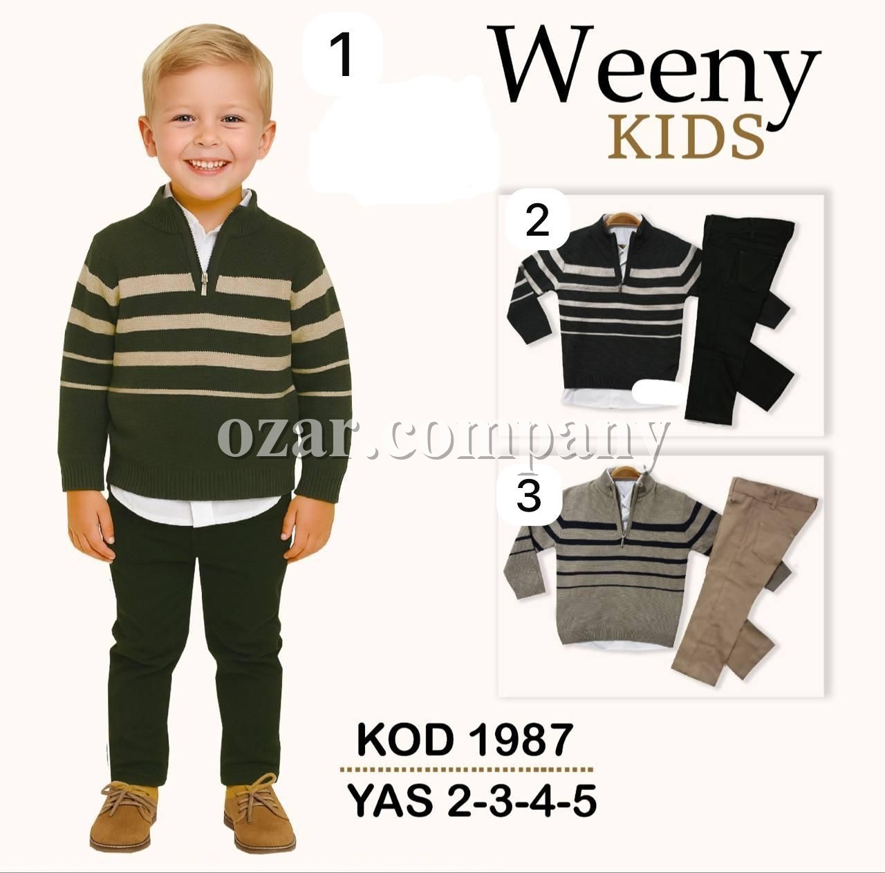 Костюм Тройка Для Мальчика Weeny Kids (2-3-4-5лет)