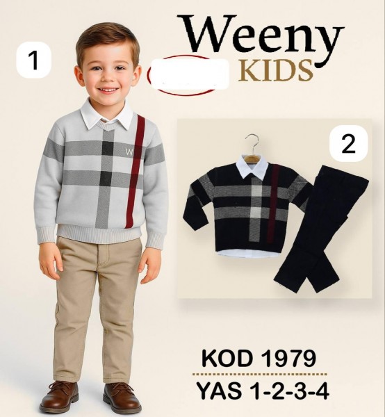 Костюм Тройка Для Мальчика Weeny Kids (1-2-3-4лет) 