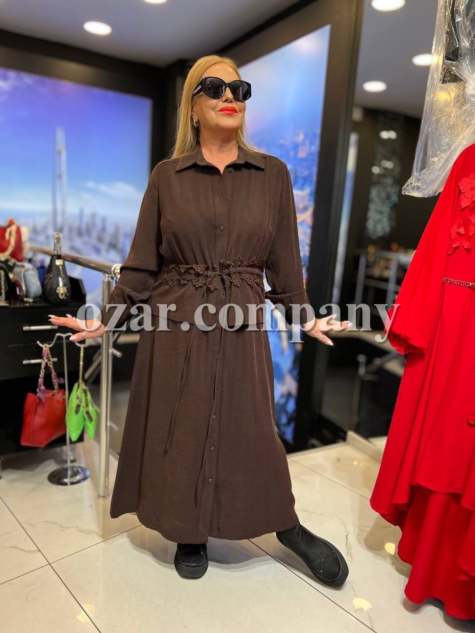 Женское Платье Iness (Большие размеры) Женское Платье Iness (Большие размеры)