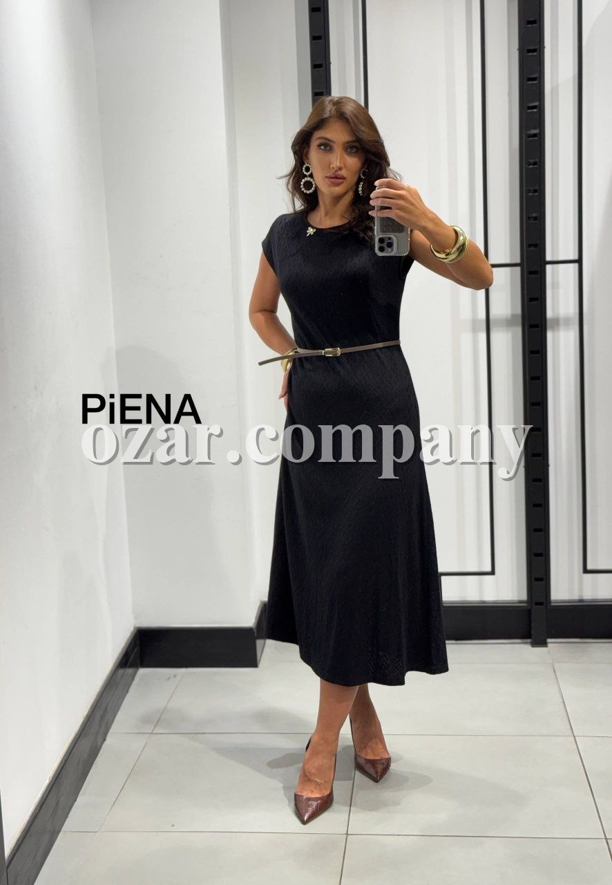 Женское Трикотажное Платье Piena (Большие размеры) Женское Трикотажное Платье Piena (Большие размеры)