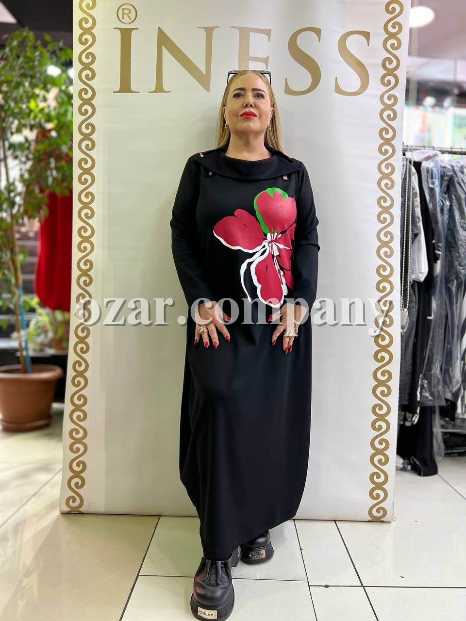 Женское Платье Iness (Большие размеры) Женское Платье Iness (Большие размеры)