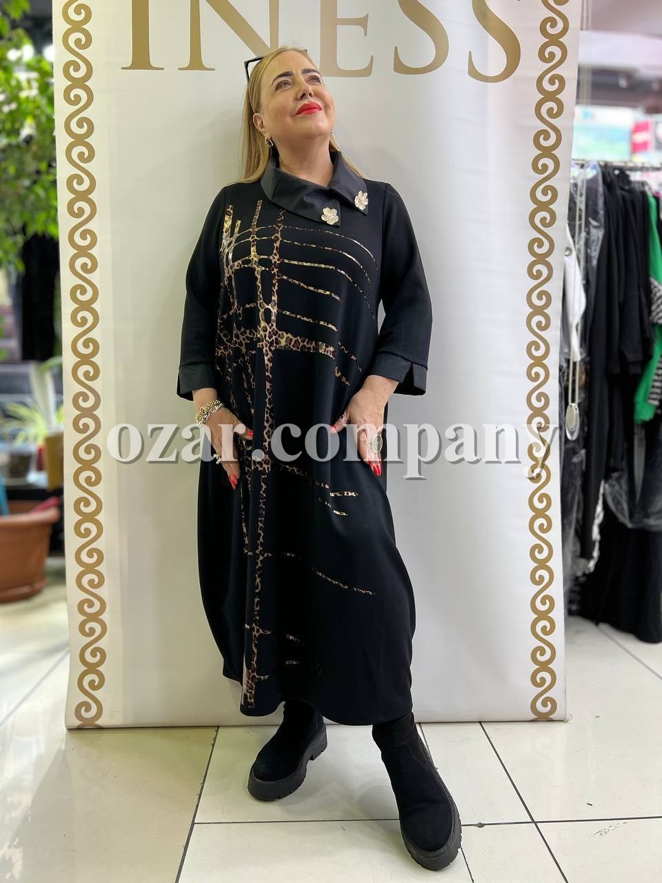 Женское Платье Iness (Большие размеры) Женское Платье Iness (Большие размеры)