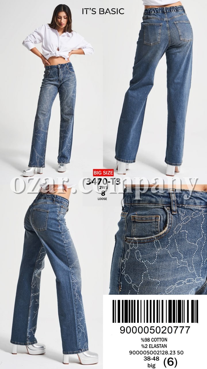 Женские Джинсы ITS Basic (Большие размеры) Женские Джинсы ITS Basic (Большие размеры)