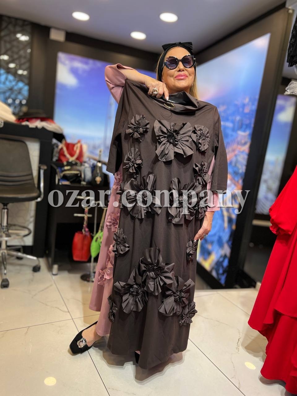 Женское Платье Iness (Большие размеры) Женское Платье Iness (Большие размеры)