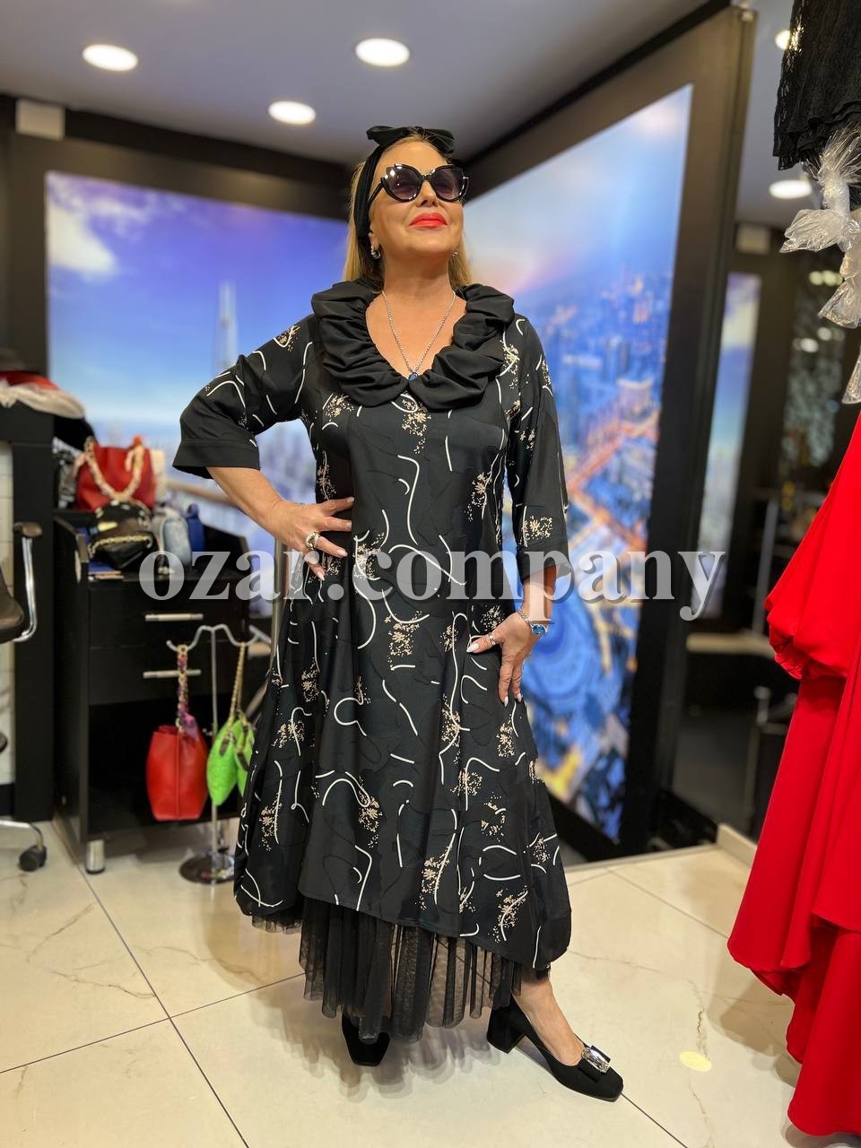 Женское Платье Iness (Большие размеры) Женское Платье Iness (Большие размеры)