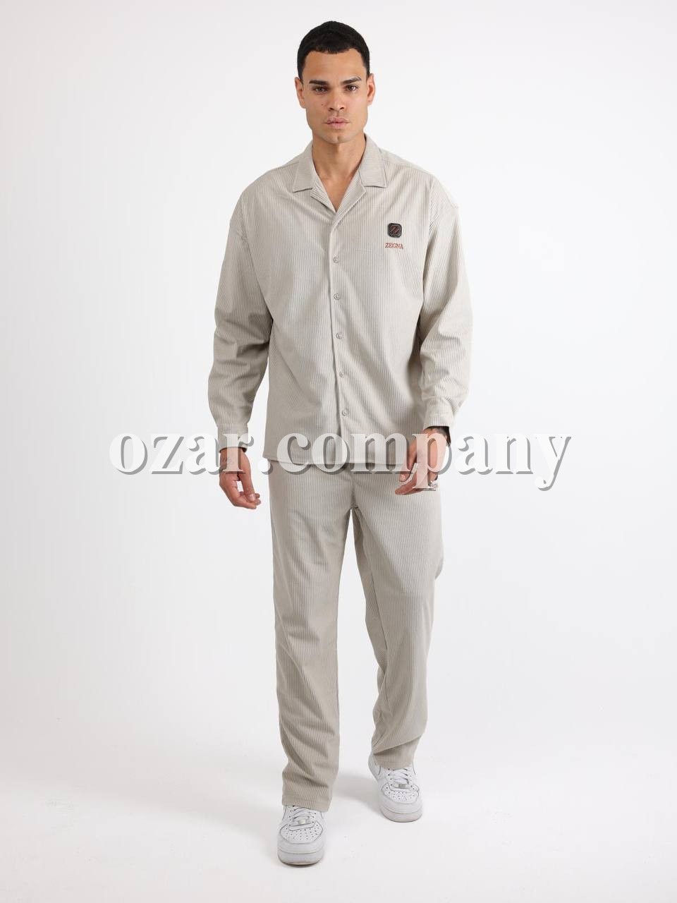 Мужской Вельветовый Костюм Zegna