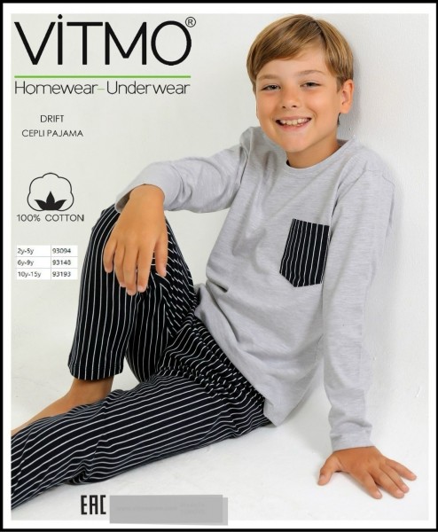 Пижама Для Мальчика Vitmo (6-7-8-9лет) 