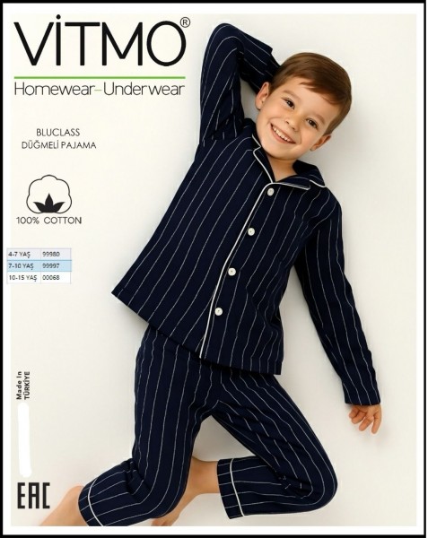 Пижама Для Мальчика Vitmo (7-8-9лет) 