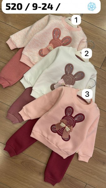 Трикотажный Костюм На Флисе Для Девочки Mini Clup (9-12-18-24мес.)