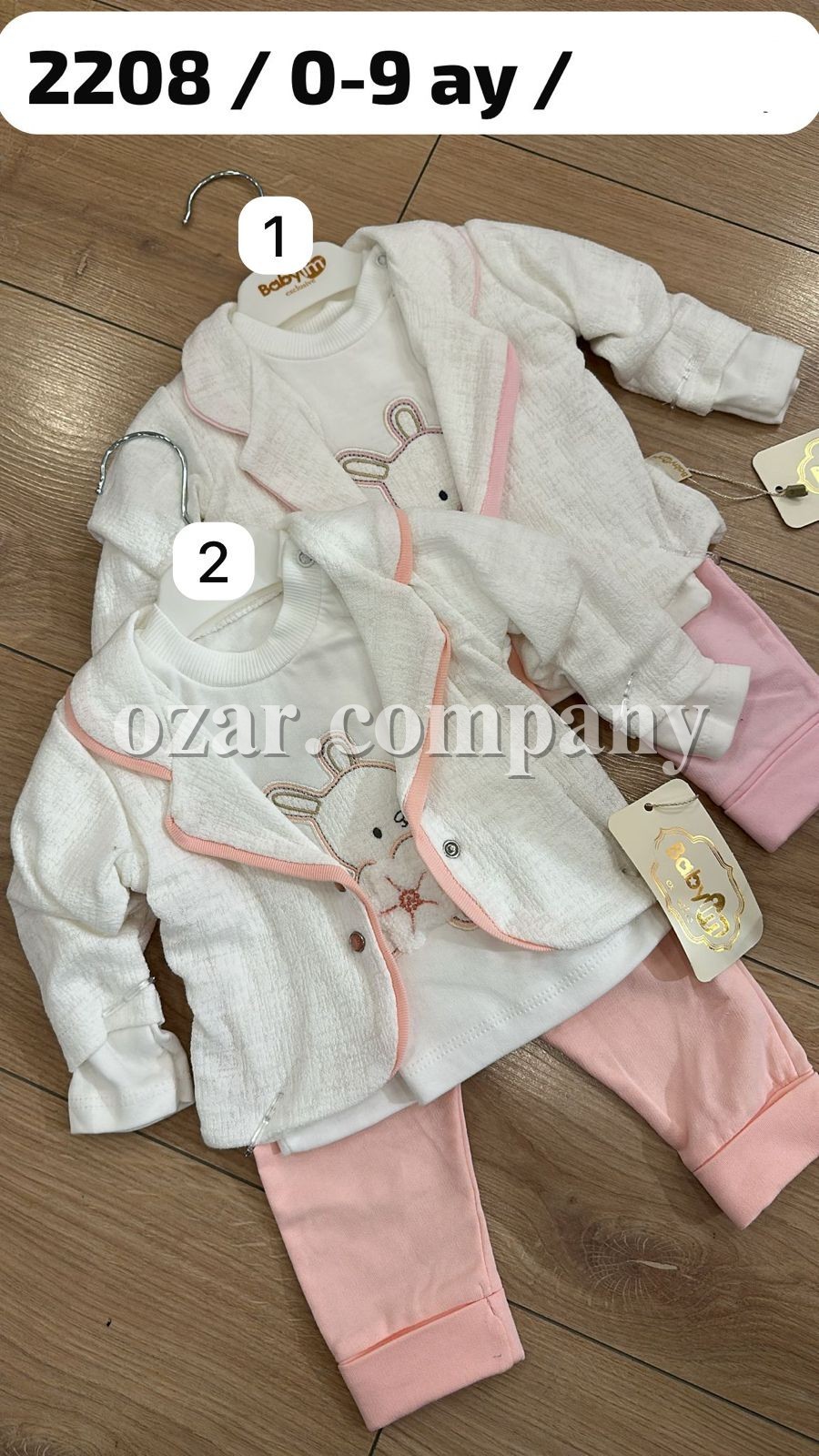 Костюм Тройка Для Девочки Baby Im (0-3-6-9мес.) Костюм Тройка Для Девочки Baby Im (0-3-6-9мес.)