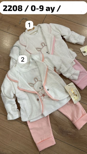 Костюм Тройка Для Девочки Baby Im (0-3-6-9мес.) Костюм Тройка Для Девочки Baby Im (0-3-6-9мес.)