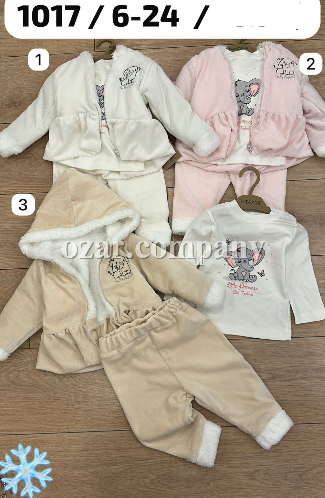 Костюм Тройка Для Девочки Bebezade (6-9/9-12/12-18/18-24мес.) Костюм Тройка Для Девочки Bebezade (6-9/9-12/12-18/18-24мес.)