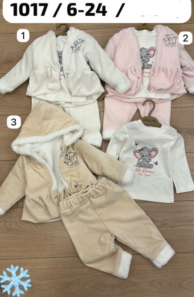 Костюм Тройка Для Девочки Bebezade (6-9/9-12/12-18/18-24мес.) Костюм Тройка Для Девочки Bebezade (6-9/9-12/12-18/18-24мес.)